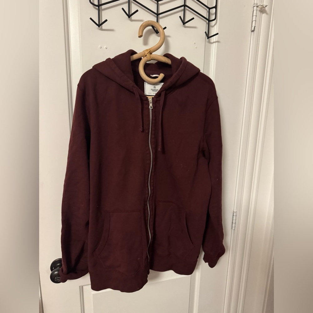 reigning m champ MIDWEIGHT TERRY STANDARD ZIP HOODIE